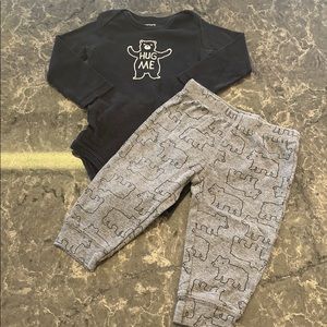 Carter long sleeve outfit